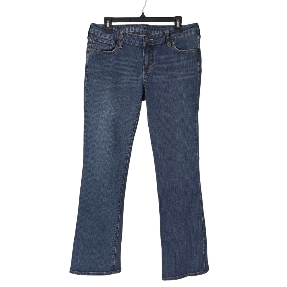 Bullhead Bootcut Low Rise Blue Stretch Denim Y2K Jeans Womens 13